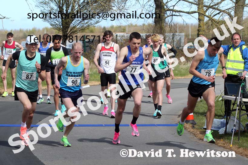 Graded 5k, 2021 Middlesbrough Endeavour Graded 5k, Middlesbrough, Sunday, April 11th. Photo: David T. Hewitson/Sports for All Pics